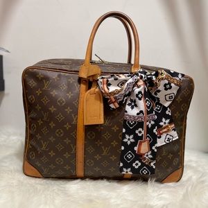 LOUIS VUITTON SIRIUS 45 TRAVEL HAND BAG PURSE MONOGRAM